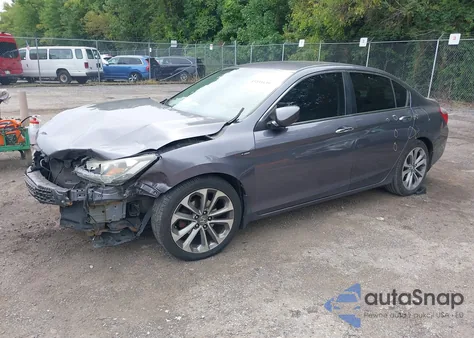 2014 Honda Accord Sport из США, поврежденный, VIN 1HGCR2F50EA084096